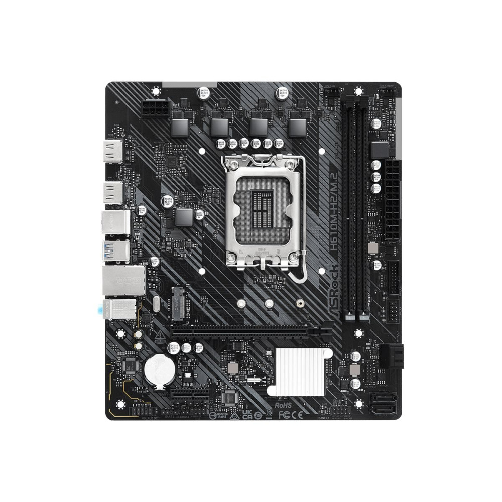 ASRock H610M-H2/M.2 - Scheda madre - micro ATX - Sockel LGA1700 - Chipset H610 - USB 3.2 Gen 1 - LAN Gigabit - Grafica integrata