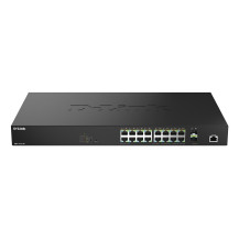 D-Link DMS-1250-18P - Switch - L2+ - Intelligente - 16 x 10/100/1000/2,5G (PoE++)