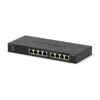 Netgear 300 Serie GS308LP - Switch - Punti Chiave - senza gestione - 8 x 10/100/1000 (PoE+)