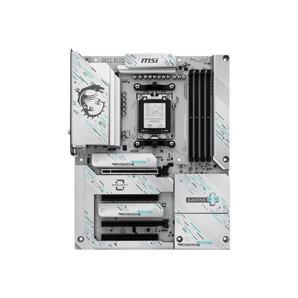 MSI B850 GAMING PLUS WIFI PZ - Scheda madre - ATX - Socket AM5 - Chipsatz AMD B850 - USB 3.2 Gen 2, USB-C 3.2 Gen 2, USB 3.2 Gen