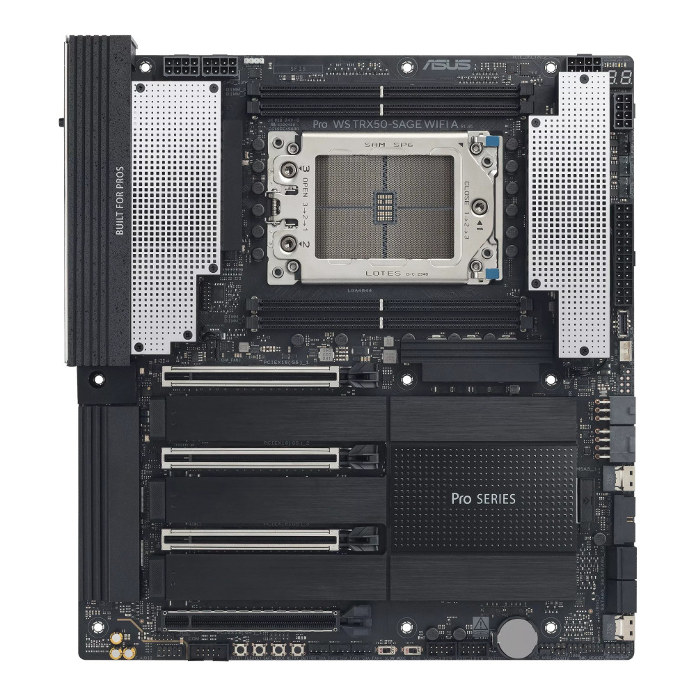 ASUS PRO WS TRX50-SAGE WIFI A - Scheda madre - CSI CEB - Socket sTR5 - Chips AMD TRX50 - USB4, USB 3.2 Gen 2, USB 3.2 Gen 1, USB