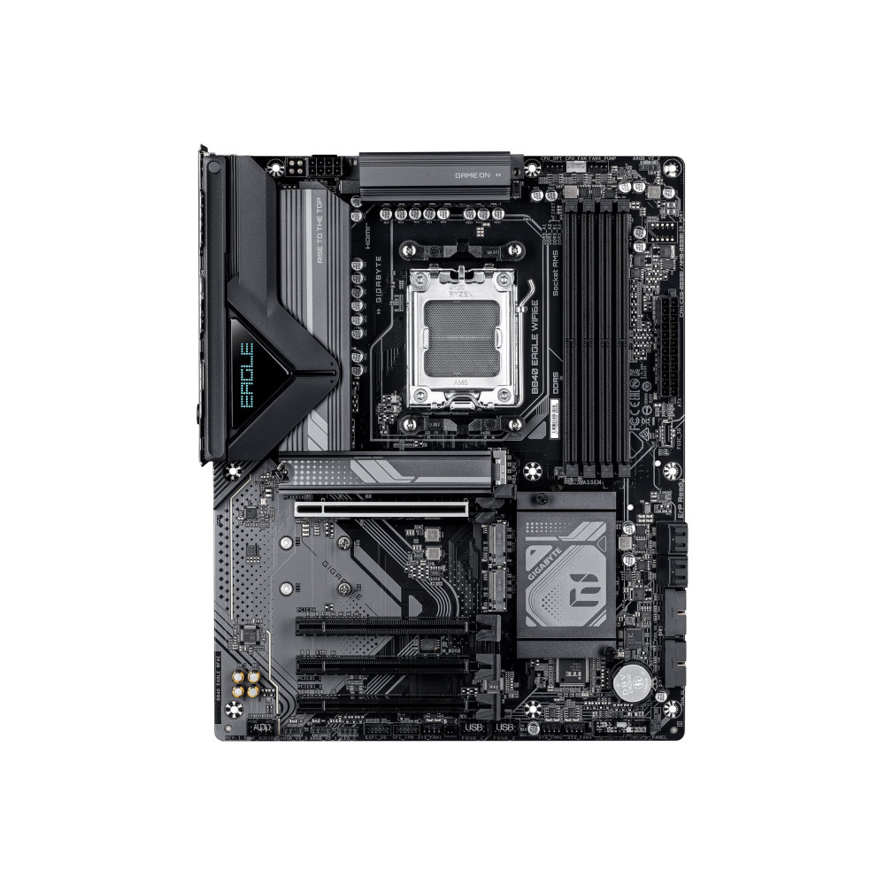 Gigabyte B840 AQUILA WIFI6E - Scheda madre - ATX - Socket AM5 - Chipset AMD B840 - USB-C 3.2 Gen 1, USB 3.2 Gen 1, USB 3.2 Gen 2