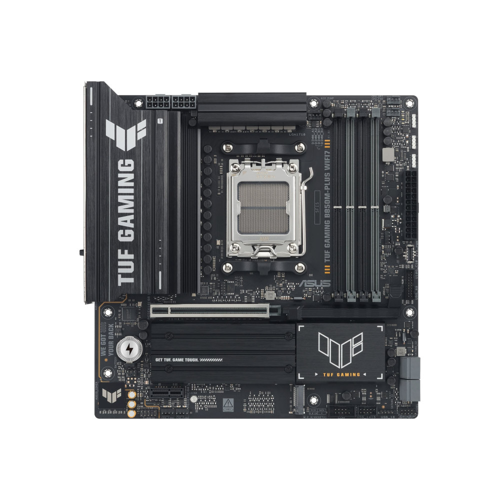 ASUS TUF GAMING B850M-PLUS WIFI7 - Scheda madre - micro ATX - Socket AM5 - Chipsatz AMD B850 - USB-C 3.2 Gen 2x2, USB 3.2 Gen 2,