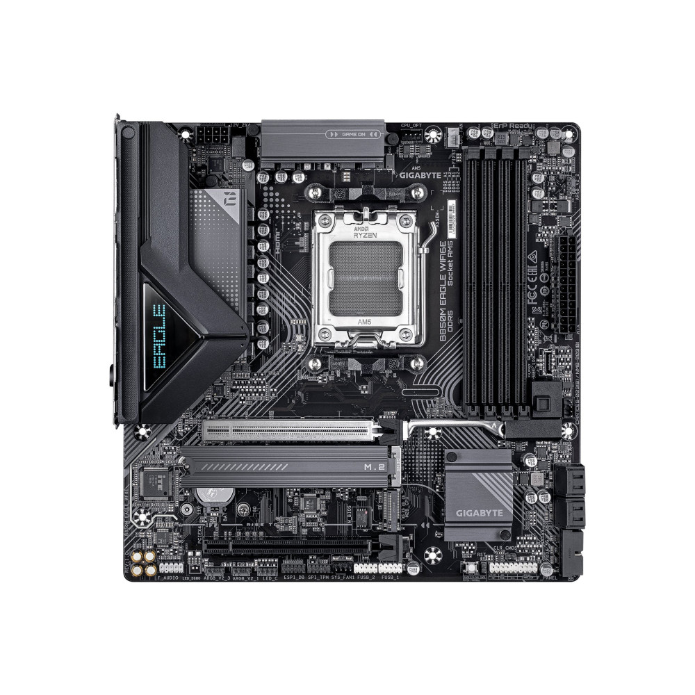Gigabyte B850M EAGLE WIFI6E - Scheda madre - micro ATX - Socket AM5 - Chipsatz AMD B850 - USB-C 3.2 Gen2, USB 3.2 Gen 2, USB 3.2