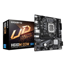 Scheda madre Gigabyte H610M D3W - Supporta i processori Intel Core della 14┬¬ generazione, 5+1+1 fasi VRM, fino a 5600MHz DDR5, 