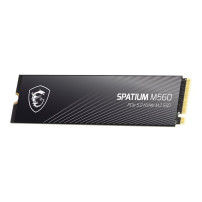 MSI SPATIUM M560 - SSD - 1 TB - interno - M.2 2280 - PCI Express 5.0 x4 (NVMe)