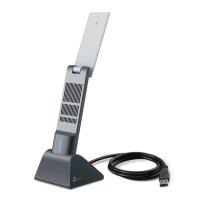 TP-LINK Archer TX50UH, Cavo e Senza cavo, USB, WLAN, Wi-Fi 6 (802.11ax), 3000 Mbit/s, Nero