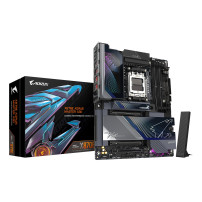 Gigabyte X870E AORUS MASTER X3D Mainboard - Supporta CPU AMD Ryzen 9000, VRM digitale a 18+2+2 fasi, fino a 9000MHz DDR5 (O.C.),