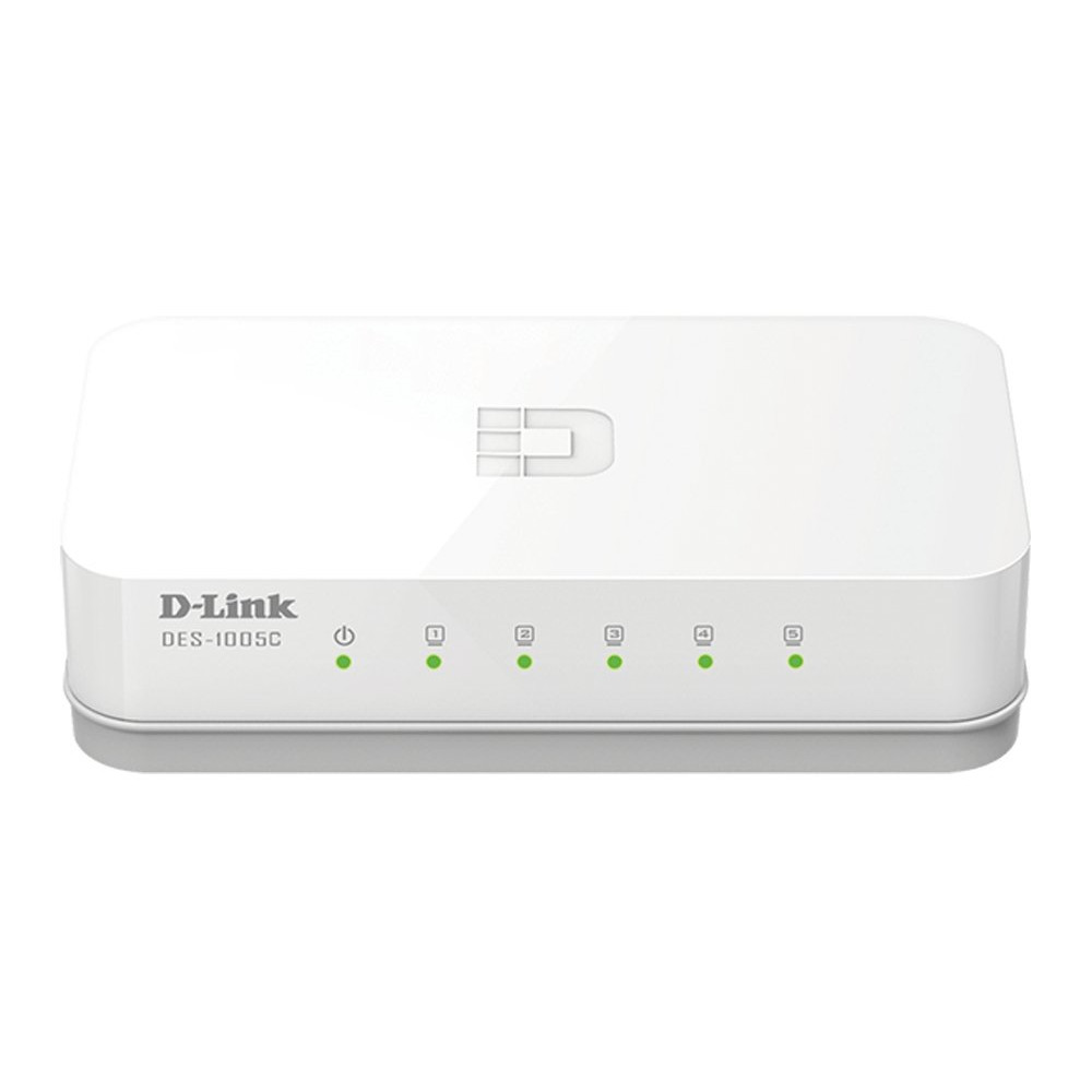 D-Link DES 1005C - Switch - senza gestione - 5 x 10/100