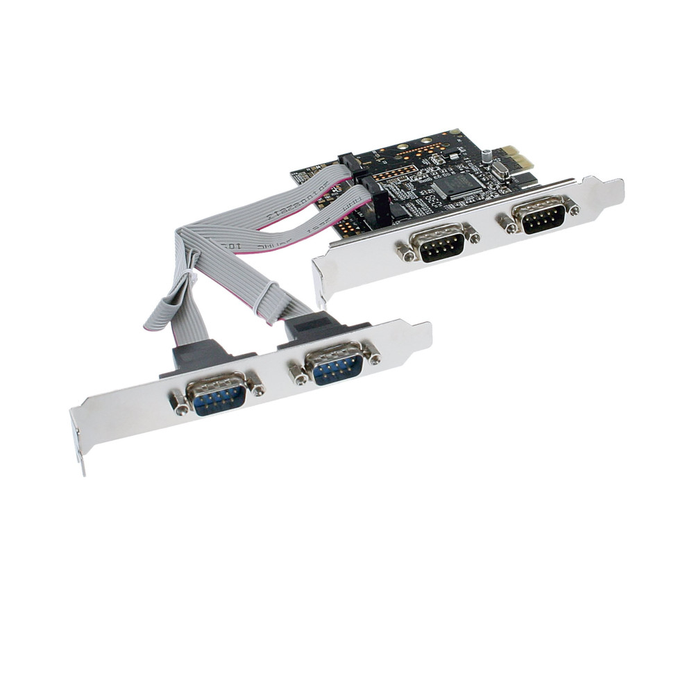 Carta di interfaccia InLine - 4x Serie 9-pol - PCIe (PCI-Express)