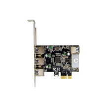 Scheda InLine PCIe - 3x+1x USB 3.2 Gen.1 - Connessione di alimentazione Molex compatibile a 4 pin