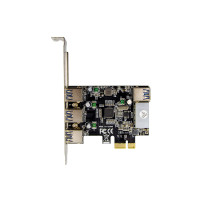 Scheda InLine PCIe - 3x+1x USB 3.2 Gen.1 - Connessione di alimentazione Molex compatibile a 4 pin