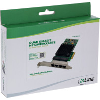 Carta di rete Gigabit Inline Quad - 4x RJ45 1 Gb/s - PCIe x4