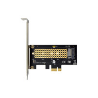 Carta PCI Express InLine per connettere internamente un dispositivo NVMe M.2 Key M a 1x - PCIe x1