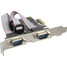 Carta di interfaccia InLine - 2x Serie 9-pol - PCIe (PCI-Express)