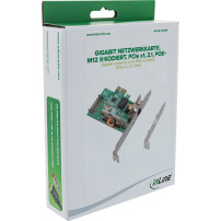 Carta di rete Gigabit InLine - M12 x-codificato - PCIe x1 - 2.1 - PoE+