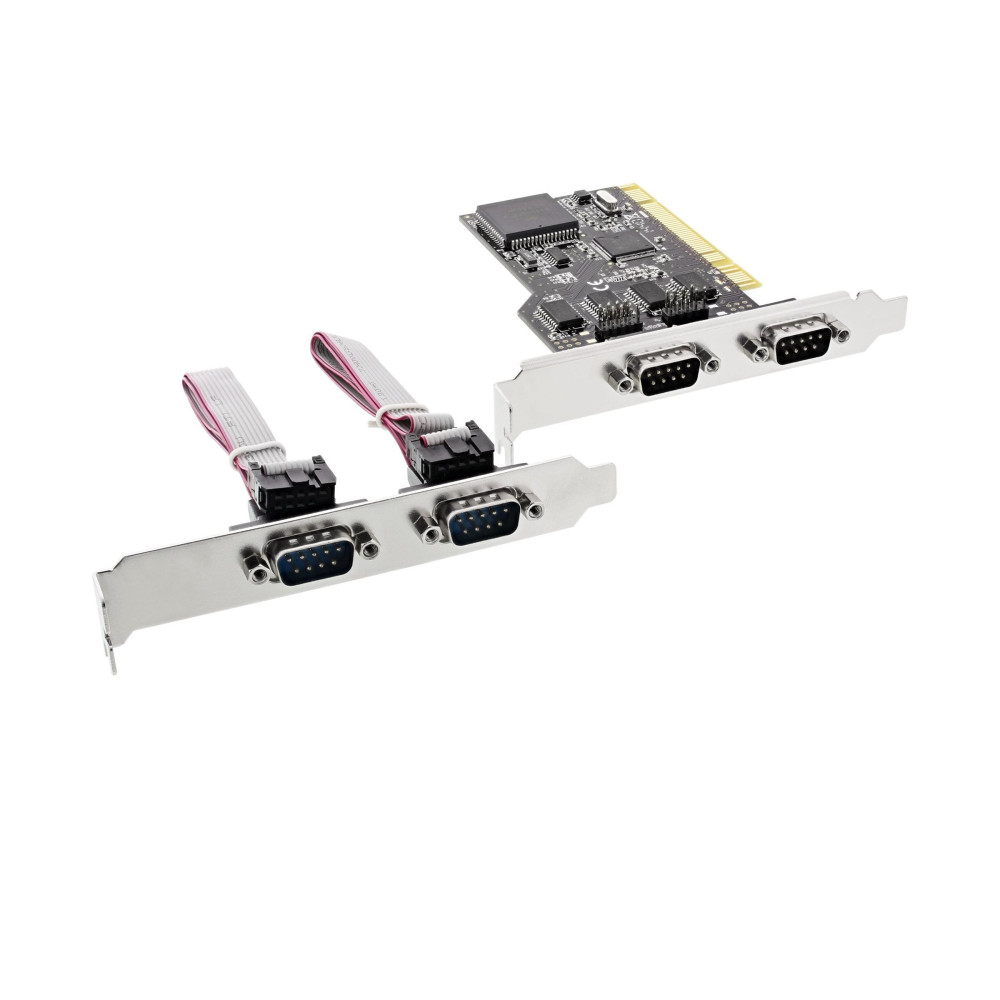 Carta di interfaccia InLine - 4x 9-pol seriale - PCI