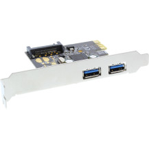 Carta di interfaccia InLine - Questa scheda host controller Mini-PCI Express 2.0 a USB 3.2 Gen. 1 rispetta le specifiche Univers