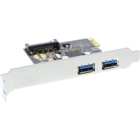 Carta di interfaccia InLine - Questa scheda host controller Mini-PCI Express 2.0 a USB 3.2 Gen. 1 rispetta le specifiche Univers