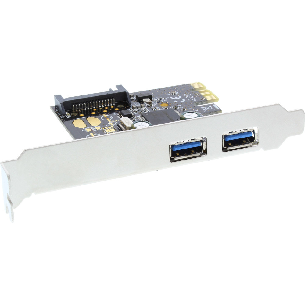 Carta di interfaccia InLine - Questa scheda host controller Mini-PCI Express 2.0 a USB 3.2 Gen. 1 rispetta le specifiche Univers
