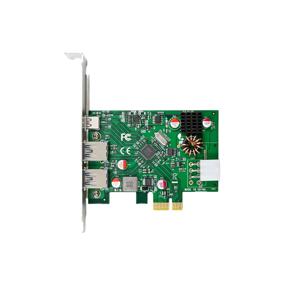 Carta di interfaccia InLine - 2 x USB-A - 1x USB-C 3.2 Gen.1 - PCIe - CC BY-SA 3.0 - 6polINOFORMAZIONE: "6pol" potrebbe essere u
