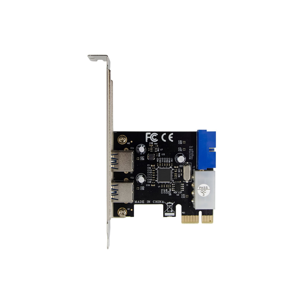 Carta di interfaccia InLine - 4x USB 3.2 Gen.1 (2+2) - PCIe - Bassa profondit├á - VL805