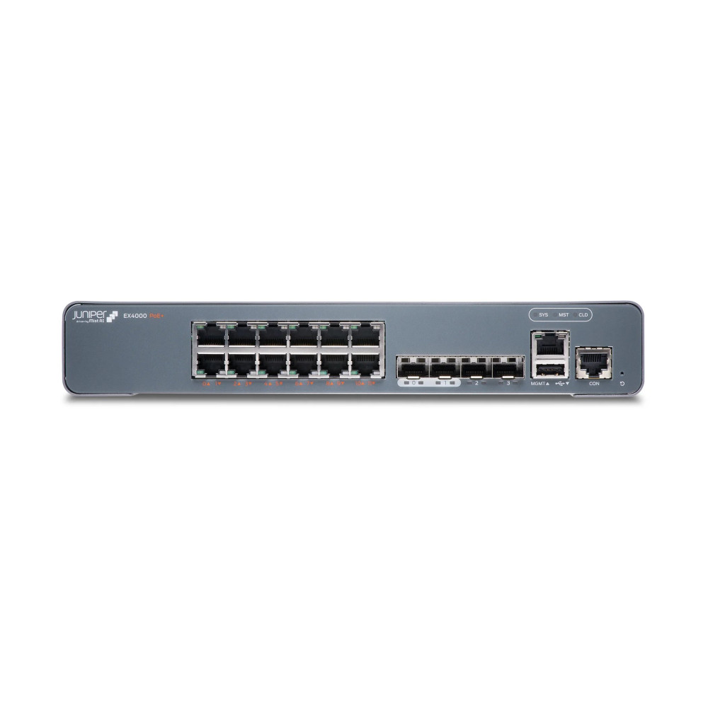 Juniper EX Series EX4000-12P - Switch - L3 - gestito - 12 x 10/100/1000 (PoE+)