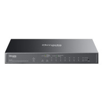 TP-LINK Omada ES210GP, gestito, L2, Gigabit Ethernet (10/100/1000), Power over Ethernet (PoE), installazione in rack, rail DIN