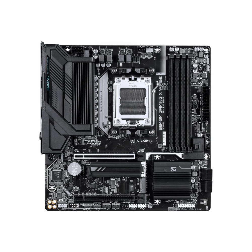 Gigabyte B840M GAMING X Wi-Fi 6E - Scheda madre - micro ATX - Socket AM5 - Chipset AMD B840 - USB-C 3.2 Gen 1, USB 3.2 Gen 1 - L