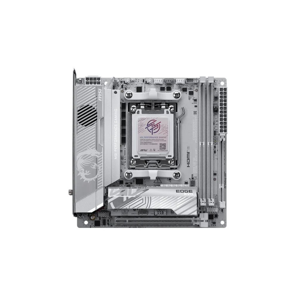 MSI MPG X870I EDGE TI EVO WIFI - Scheda madre - Mini-ITX - Socket AM5 - Scheda madre AMD X870 - USB-C 3.2 Gen 2x2, USB-C 3.2 Gen