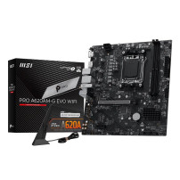 MSI Pro A620AM-G EVO WIFI, AMD, Sockel AM5, serie AMD Ryzen 7000, serie AMD Ryzen 8000, serie AMD Ryzen 9000, Sockel AM5, DDR5-S