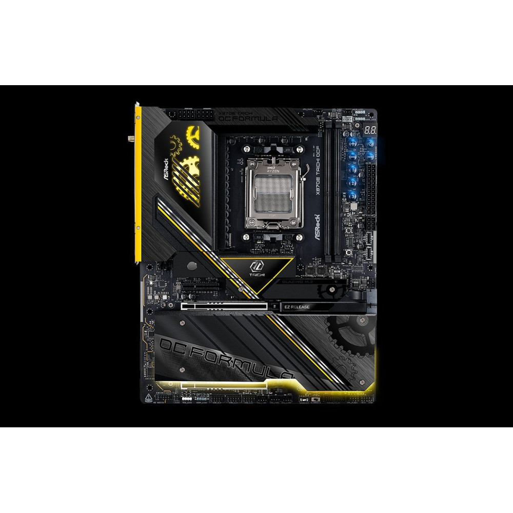 ASRock X870E Taichi OCF - Scheda madre - ATX - Socket AM5 - Chips AMD X870E - USB-C 3.2 Gen 2x2, USB 3.2 Gen 1, USB 3.2 Gen 2, U