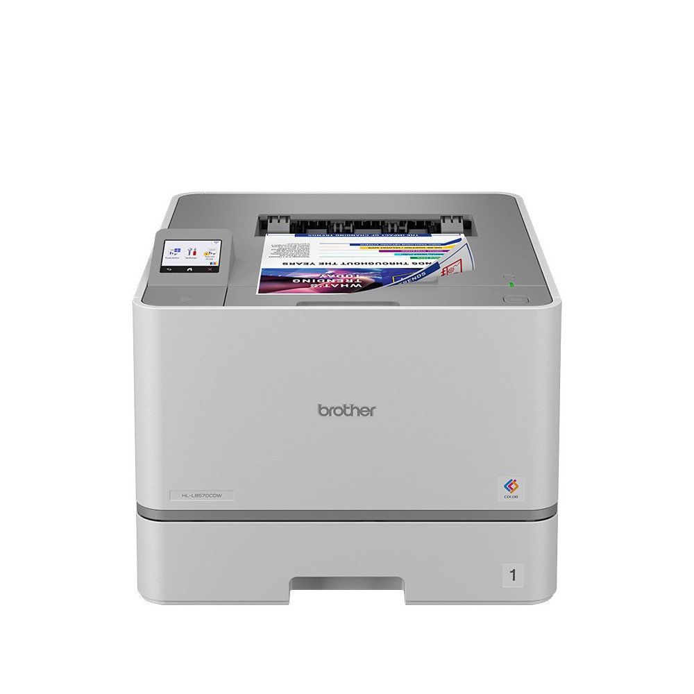 Brother HL-L8570CDW - Stampante - Colore - Duplex - laser - A4/Legal - 2400 x 600 dpi - fino a 33 pagine/min (in bianco e nero)/
