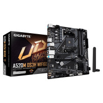 Gigabyte A520M DS3H WIFI6E Scheda Madre ? Supporta CPU AMD Ryzen 5000 Series AM4, fino a 4733 MHz DDR4 (OC), 1├ù PCIe 3.0 M.2, W