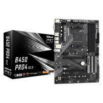 ASRock B450 Pro4 R2.0 - Scheda madre - ATX - Socket AM4 - Sottosistema B450 di AMD - USB 3.2 Gen 1, USB-C Gen 2, USB 3.2 Gen 2 -