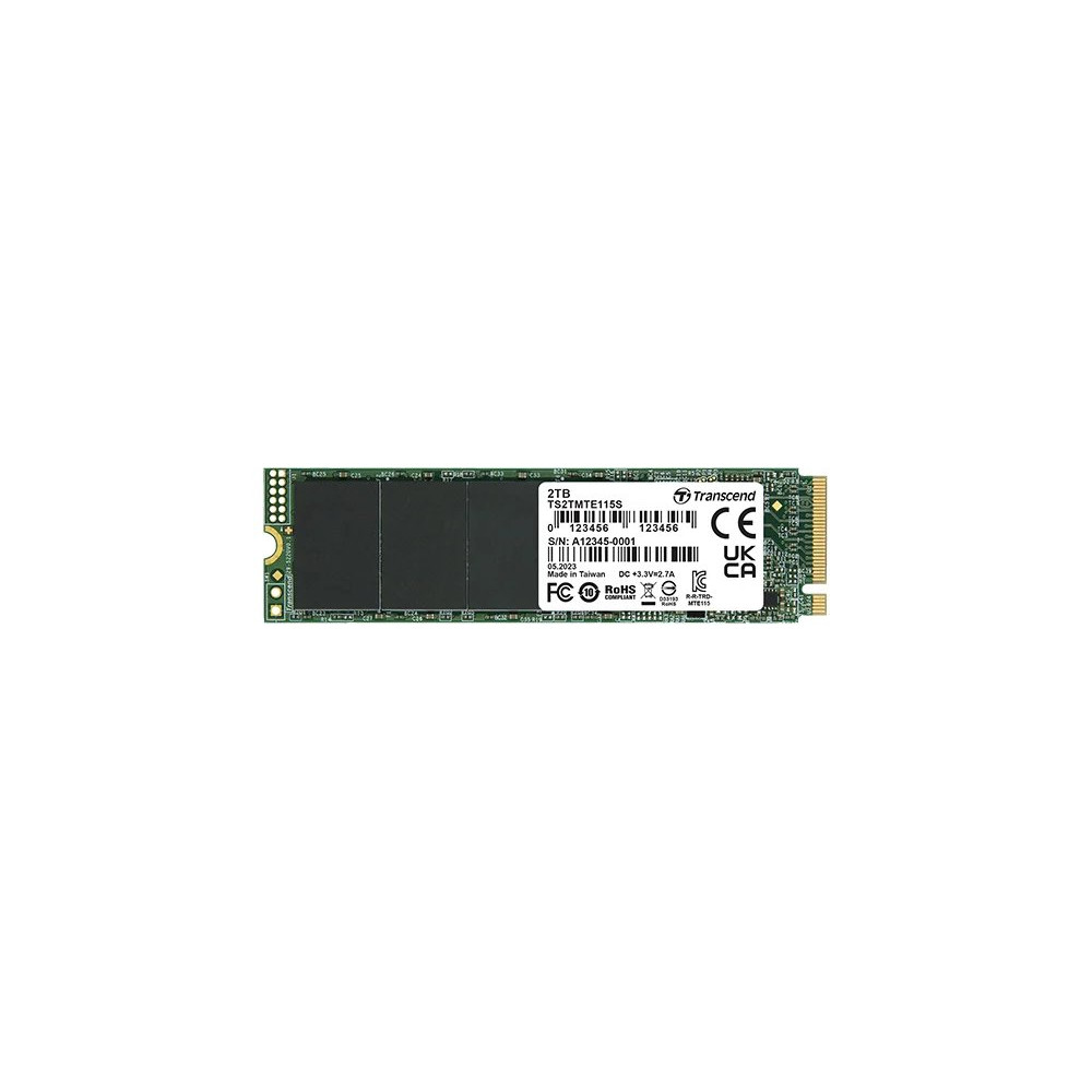 Transcend 115S - SSD - 2 TB - intern - M.2 2280 (doppelseitig)