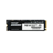 PATRIOT P400VP4TBM28H P400 V4 SSD, 4TB, M.2 2280 PCIe Gen 4x4, 6200/5200 MB/s, Black, Heatsink