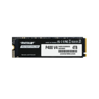 PATRIOT P400VP4TBM28H P400 V4 SSD, 4TB, M.2 2280 PCIe Gen 4x4, 6200/5200 MB/s, Black, Heatsink