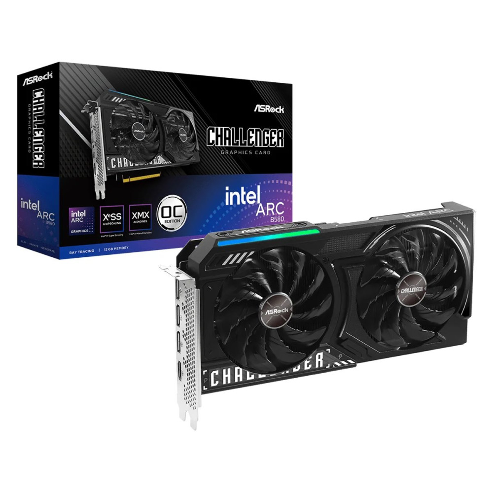 ASRock Challenger Intel Arc B580 12GB OC - Grafikkarten