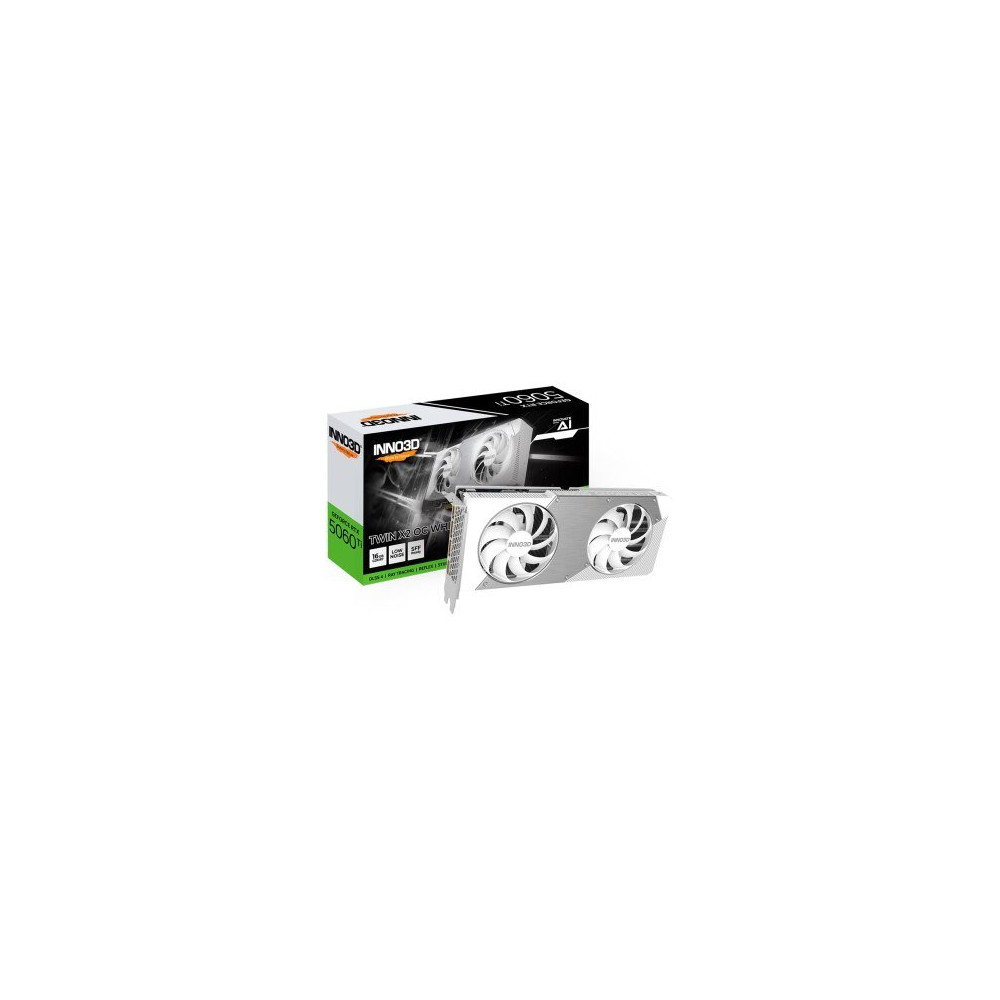 Inno3D RTX5060 Ti Twin X2 OC white GDDR7 HDMI 3xDP - 16.384 MB