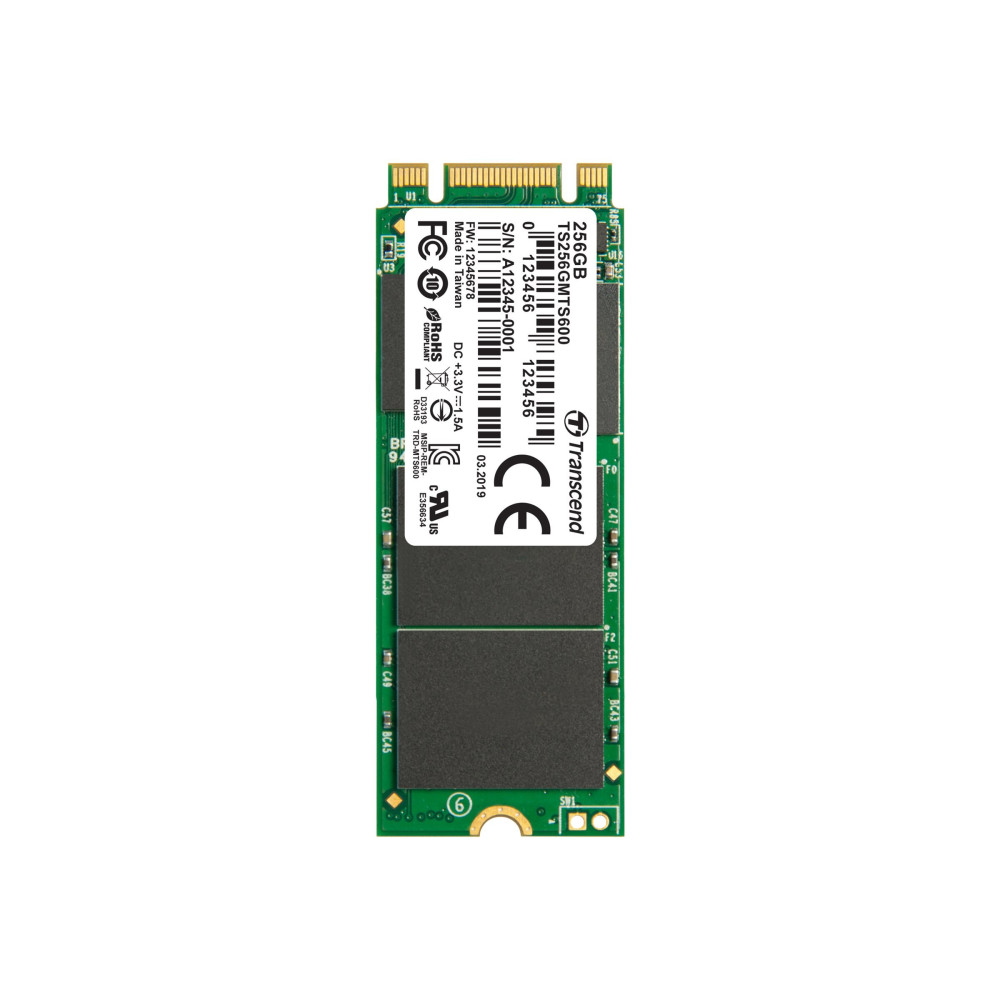 Transcend MTS600 - SSD - 256 GB - intern - M.2 2260