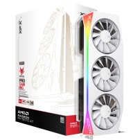 XFX RX 9070XT Mercury Magnetic Air RGB Gaming 16GB OC White retail - 16.384 MB - GDDR6