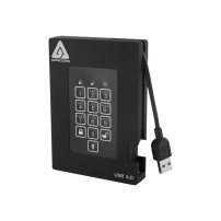 Apricorn Aegis Padlock Fortress - Festplatte - verschlüsselt - 1 TB - extern (tragbar)