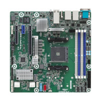 ASRock Rack X570D4U-2L2T/BCM - Motherboard - micro ATX - Socket AM4 - AMD X570 Chipsatz - USB 3.2 Gen 1, USB 3.2 Gen 2 - 2 x 10 