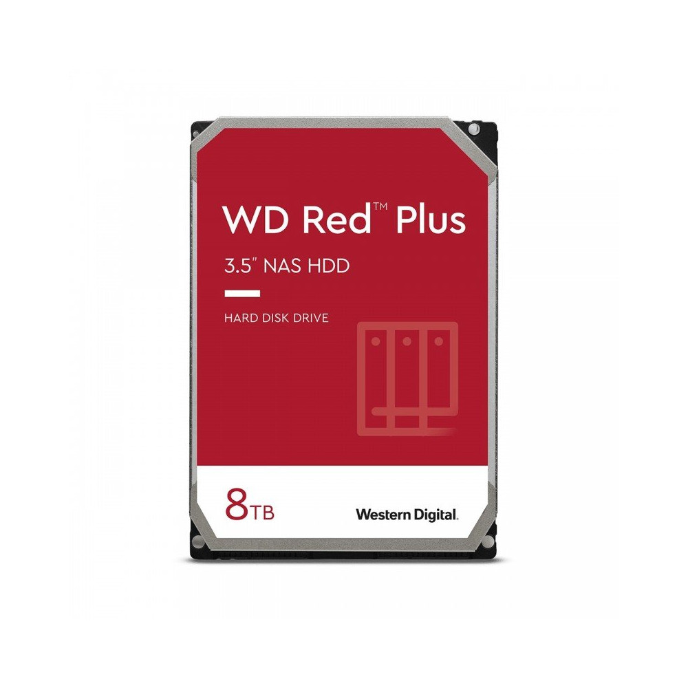 WD Red Plus WD80EFPX - Festplatte - 8 TB - intern - 3.5" (8.9 cm)