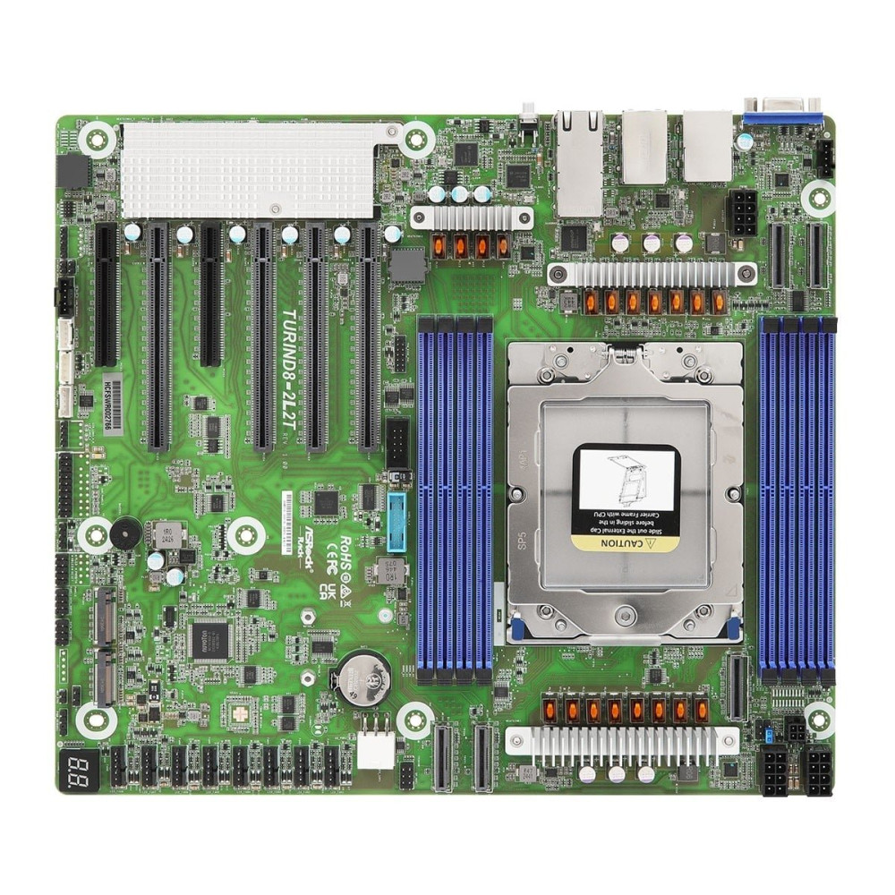 ASRock Mainboard TURIND8-2L2T CEB Sockel SP5 Single - Mainboard - 6 GB