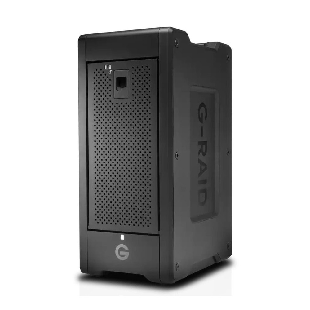 SanDisk Professional G-RAID SHUTTLE 8 - Festplatten-Array - 96 TB - 8 Schächte - HDD 12 TB x 8 - Thunderbolt 3, USB 3.2 Gen 2 (e