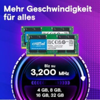 Crucial DDR4 SO-DIMM 260-PIN 8 GB Arbeitsspeicher