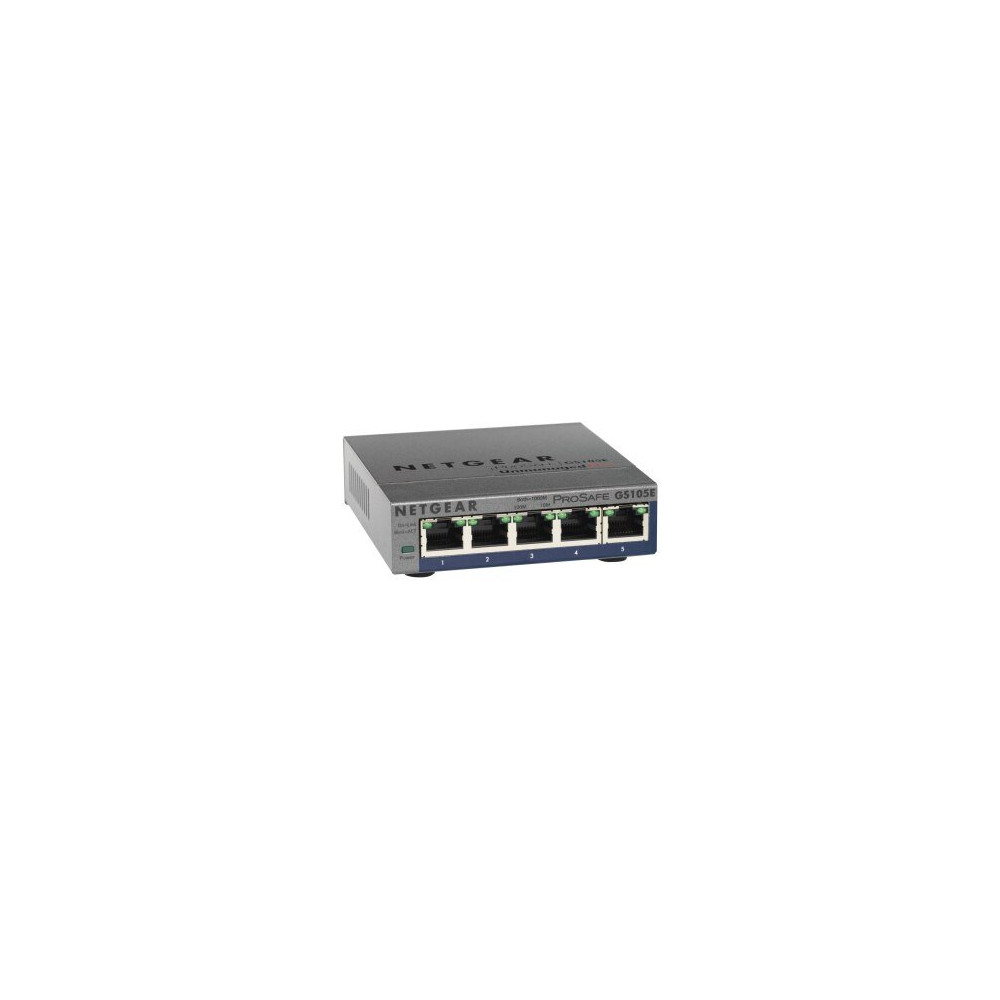 Netgear Plus GS105Ev2 Switch managed 5-Port Gigabit