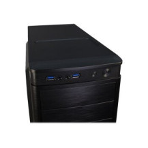 Inter-Tech IT-5905 - Midi Tower - PC - Nero - ATX - micro ATX - Casa/ufficio - 35,5 cm